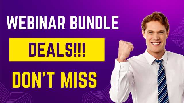 Webinar Bundle Deals